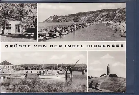 [Ansichtskarte] AK Grüsse von der Insel Hiddensee 4.Ansichten 1974. 