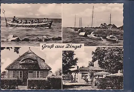[Ansichtskarte] AK Gruß aus Zingst 4.Ansichten 1959. 