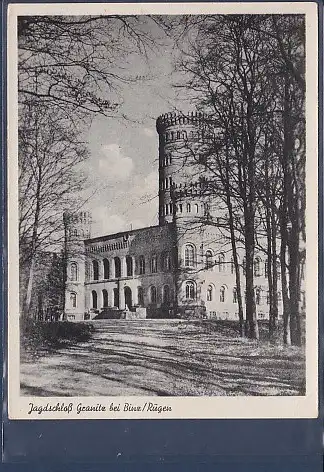 [Ansichtskarte] AK Jagdschloß Granitz bei Binz / Rügen 1940. 