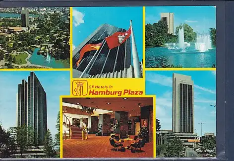 [Ansichtskarte] AK CP Hotels Hamburg Plaza Marseiller Strasse 2 6.Ansichten 1980. 