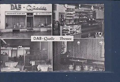 [Ansichtskarte] AK DAB - Quelle - Bremen 4.Ansichten Hankestr.20 1960. 