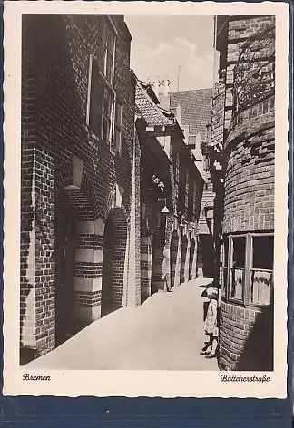 [Ansichtskarte] AK Bremen Böttcherstraße 1950. 