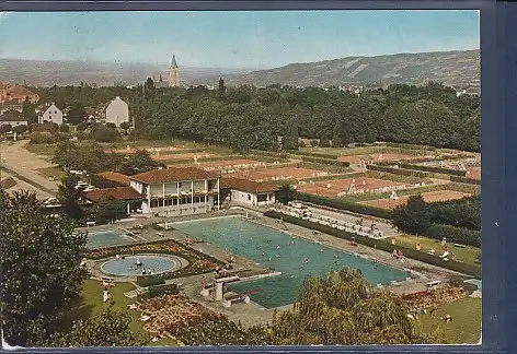 [Ansichtskarte] AK Bad Neuenahr Freibad und Tennisplätze 1964. 