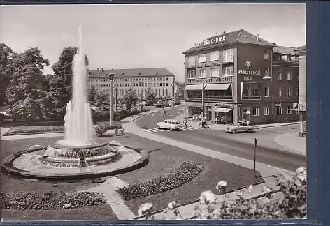 [Ansichtskarte] AK Kaiserslautern / Rfalz Pariser Straße mit Fackelrondell 1969. 