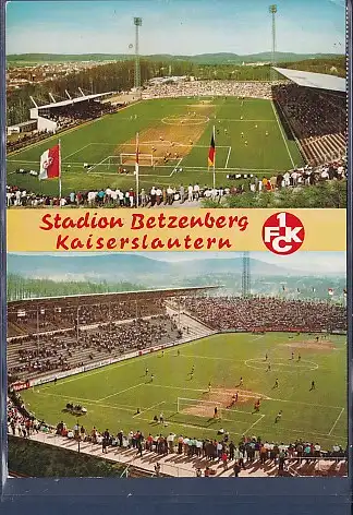 [Ansichtskarte] AK Stadion Betzenberg Kaiserslautern 2.Ansichten 1975. 