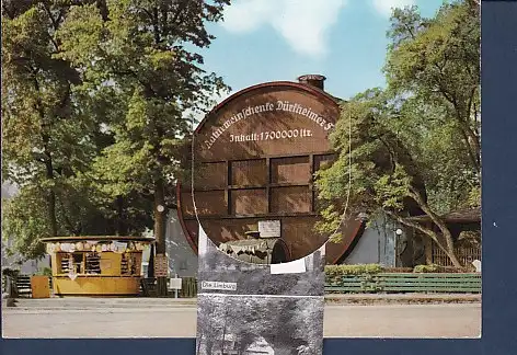 [Ansichtskarte] AK Liporello Naturweinschänke Dürkheimer Fass 12.Ansichten 1970. 