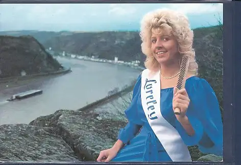 [Ansichtskarte] AK Loreley Sabine Bauer grüßt von ihrem Sagenfelsen 1970. 