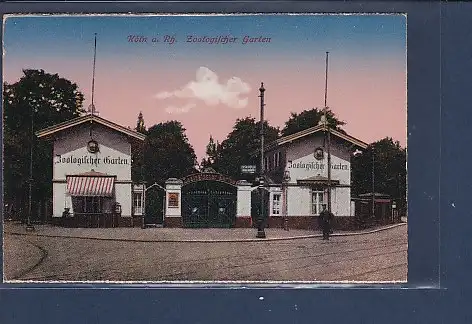 [Ansichtskarte] AK Köln a. Rh. Zoologischer Garten 1920. 