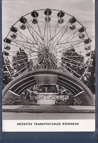 [Ansichtskarte] AK Grösstes Transportables Riesenrad A. Steiger Bad Oeynhausen 1966. 