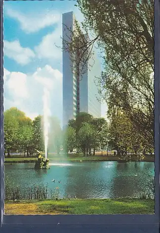 [Ansichtskarte] AK Düsseldorf Gröne Jong am Thyssen Haus 1970. 