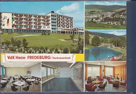 [Ansichtskarte] AK VdK Heim Fredeburg / Hochsauerland 6.Ansichten 1970. 