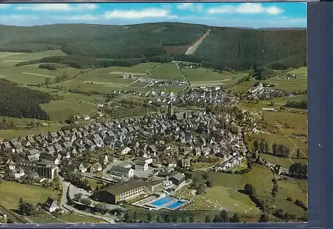 [Ansichtskarte] AK Luftkurort Schmallenberg / Hochsauerland Luftaufnahme 1970. 