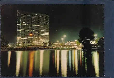 [Ansichtskarte] AK Düsseldorf Blick vom Hofgarten auf das Thyssen Haus der Phoenix Rheinrohr AG 1970. 