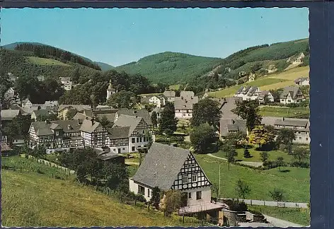 [Ansichtskarte] AK Oberkirchen ( Hochsauerland) Gasthof Schütte 1968. 