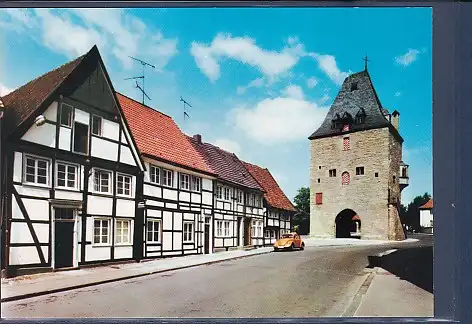 [Ansichtskarte] AK Soest Fachwerkhäuser am Osthofentor 1970. 