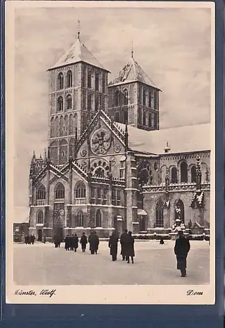 [Ansichtskarte] AK Münster Westf. Dom 1942. 