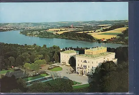 [Ansichtskarte] AK Essen Villa Hügel mit Baldeneysee 1980. 