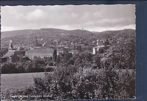 [Ansichtskarte] AK Hagen i. W. vom Funckepark gesehen 1960. 