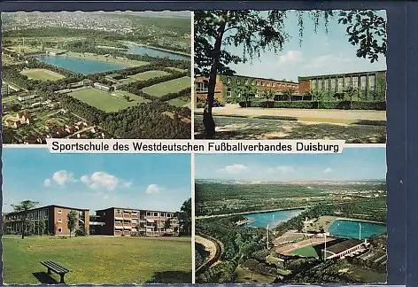 [Ansichtskarte] AK Sportschule des Westdeutschen Fußballverbandes Duisburg 4.Ansichten 1967. 