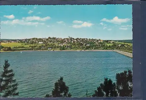 [Ansichtskarte] AK Sorpe See im Sauerland Blick auf Langscheid 1970. 