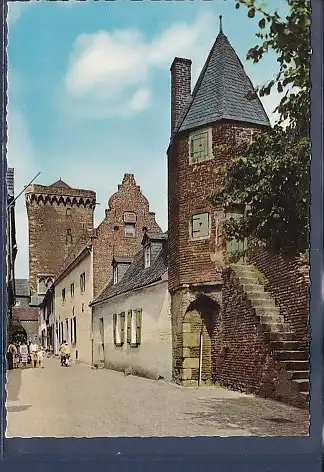 [Ansichtskarte] AK Zons Alte Häuser in der Rheinstraße 1962. 