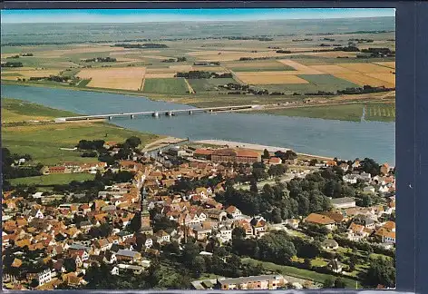 [Ansichtskarte] AK Bade und Luftkurort Tönning / Eider Luftaufnahme 1970. 