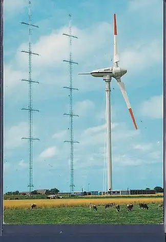 [Ansichtskarte] AK Growian Große Windenergieanlage im Kaiser Wilhelm Koog Kreis Dithmarschen 1988. 