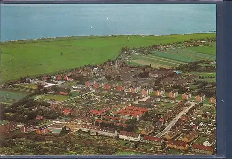 [Ansichtskarte] AK Glückstadt / Elbe Luftaufnahme 1970. 