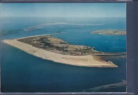 [Ansichtskarte] AK Die schöne Nordseeinsel Amrum Die Luftaufnahme aus etwa 2500m höhe 1980. 