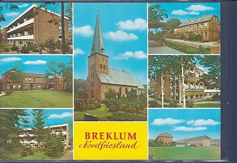 [Ansichtskarte] AK Breklum Nordfriesland 7.Ansichten 1970. 