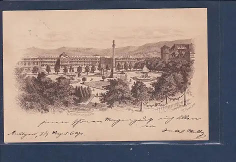 [Ansichtskarte] AK C.E.Autenrieth K. Hofkunsthandlung V. Froer gest. 1899. 