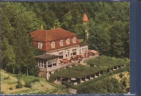 [Ansichtskarte] AK Bad Mergentheim Das Waldeck vom Flugzeug aus 1970. 