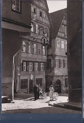 [Ansichtskarte] AK Schwäbisch Hall Mittelalterliche Häusergruppe beim Marktplatz 1957. 