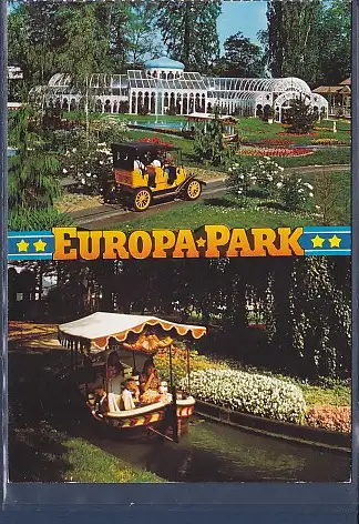 [Ansichtskarte] AK Europa Park Freizeit und Familienpark Rust / Baden Oldtimerbahn - Kanalfahrt 1980. 