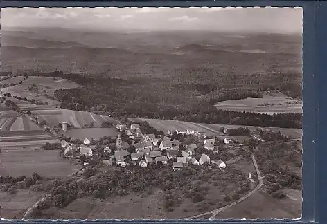[Ansichtskarte] AK Bauer Munz Gemischtwarengeschäft Frickenhofen / Wttbg. Luftbild 1960. 