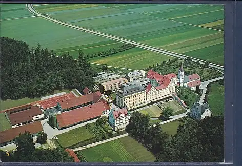 [Ansichtskarte] AK Mutterhaus der Franziskanerinnen von Bonlanden mit Faustin Mennel Schule Berkheim Bonlanden Luftbild 1970. 
