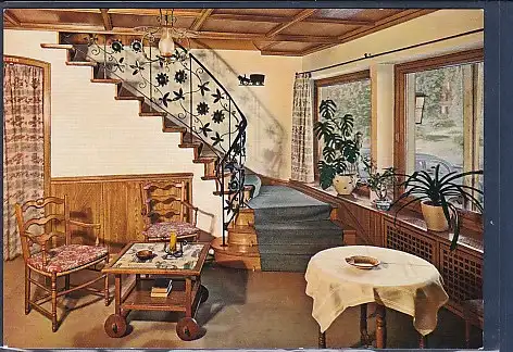 [Ansichtskarte] AK Titisee Hotel Kehrwieder Hotel Aufgang 1970. 