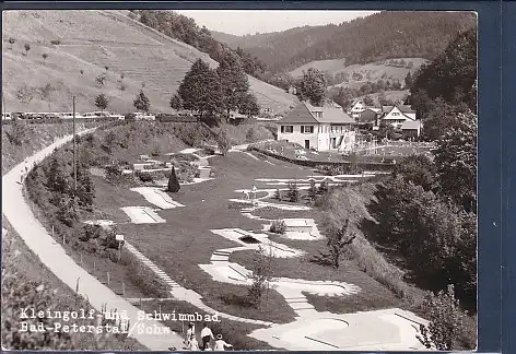 [Ansichtskarte] AK Kleingolf und Schwimmbad Bad Peterstal Schw. 1961. 