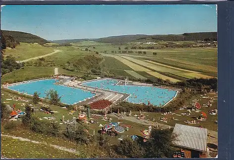 [Ansichtskarte] AK Blumberg / Baden Schwimmbad 1979. 