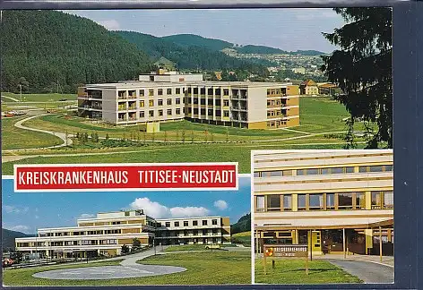 [Ansichtskarte] AK Kreiskrankenhaus Titisee-Neustadt 3.Ansichten 1980. 