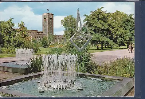 [Ansichtskarte] AK Stuttgart Oberer Schloßgarten und Hauptbahnhof 1967. 