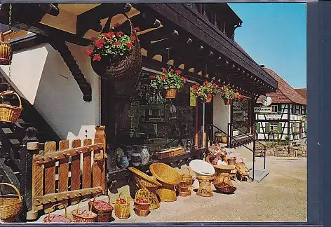 [Ansichtskarte] AK Schwarzwälder Korbstüble Sasbachwalden / Schwarzwald 1970. 