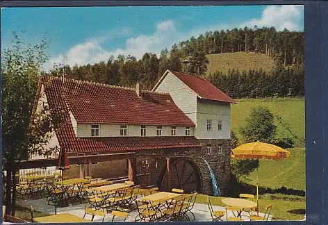 [Ansichtskarte] AK Schankbetrieb Zur Mühle Ober Höllgrund bei Strümpfelbrunn 1970. 