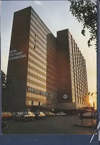 [Ansichtskarte] AK Hotel Stuttgart International Stuttgart Möhringen Plieninger Straße 1980. 