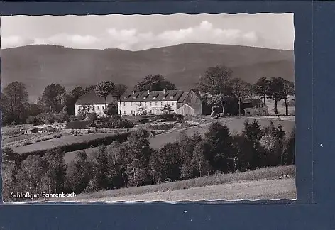 [Ansichtskarte] AK Schloßgut Fahrenbach 1957. 