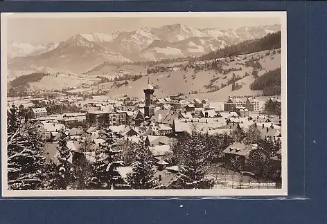 [Ansichtskarte] AK Immenstadt / Allgäu 731 m Schnellzugstation - Skikurse 1935. 