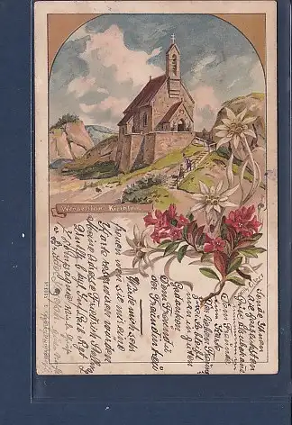 [Ansichtskarte] Litho AK Wendelstein Kirchlein 1903. 