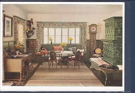 [Ansichtskarte] AK Innenraum im Hause Wachenfels Landhaus des Reichskanzlers in Berchtesgaden ( Obersalzberg) 1940. 