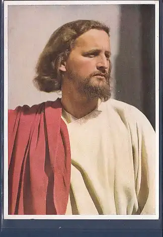 [Ansichtskarte] AK Passionsspiele 1950 Oberammergau Christus Darsteller: Preisinger Anton. 