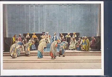 [Ansichtskarte] AK Passionsspiele 1950 Oberammergau Die Händler im Hohen Rat. 